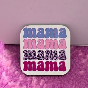 Mama Blue Handmade Square‎ Refrigerator Magnet